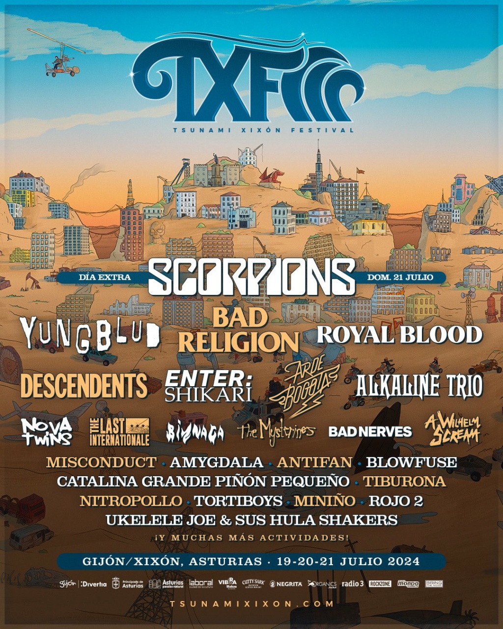 Tsunami Xixón 2024 (19-21 julio) // Scorpions, Yungblud, Bad Religion, Royal Blood, Descendents, Alkaline Trio, Arde Bogotá - Página 13 Gfp_ax10