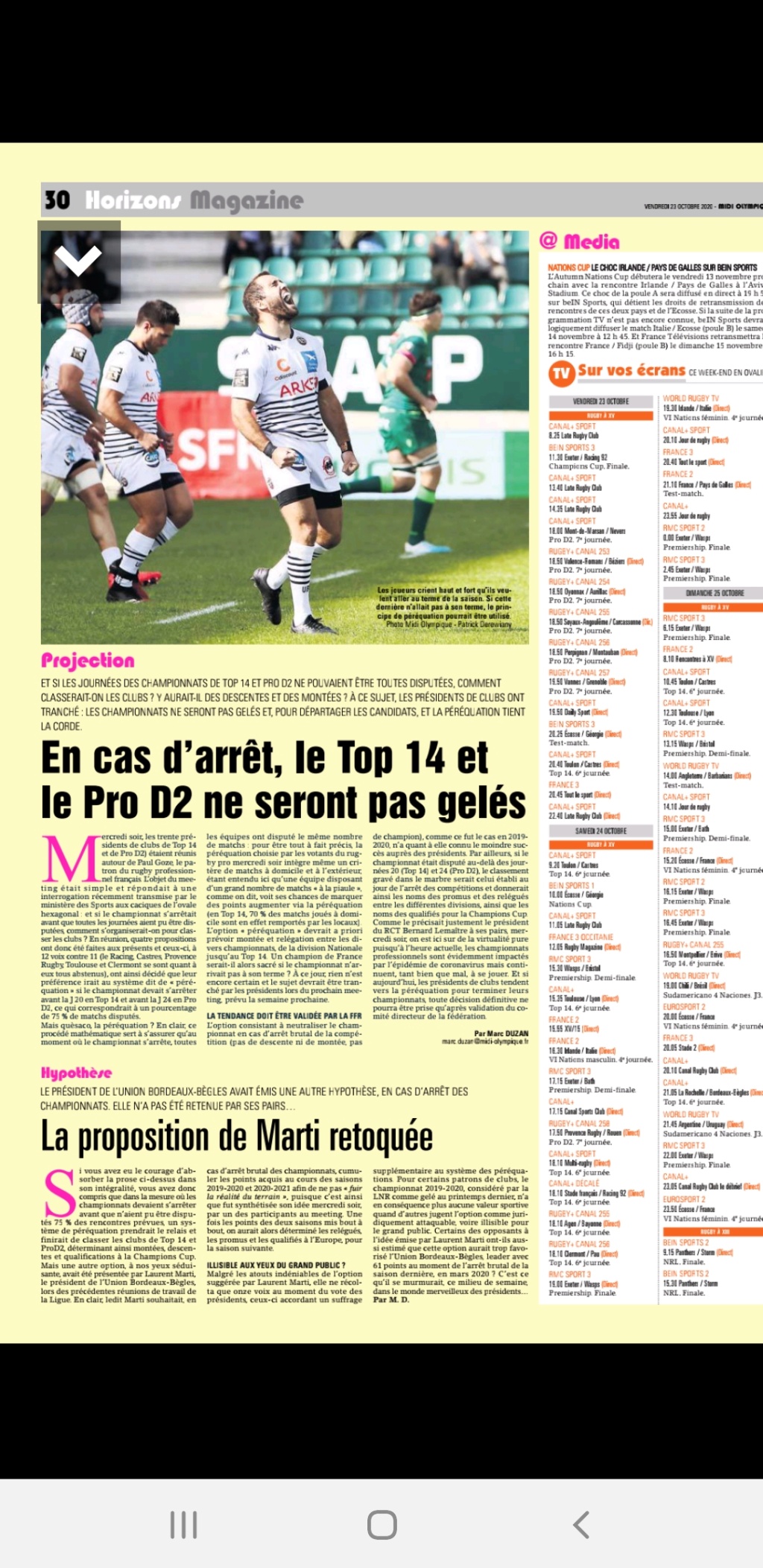 COVID-19 et TOP14 - Page 17 Screen48