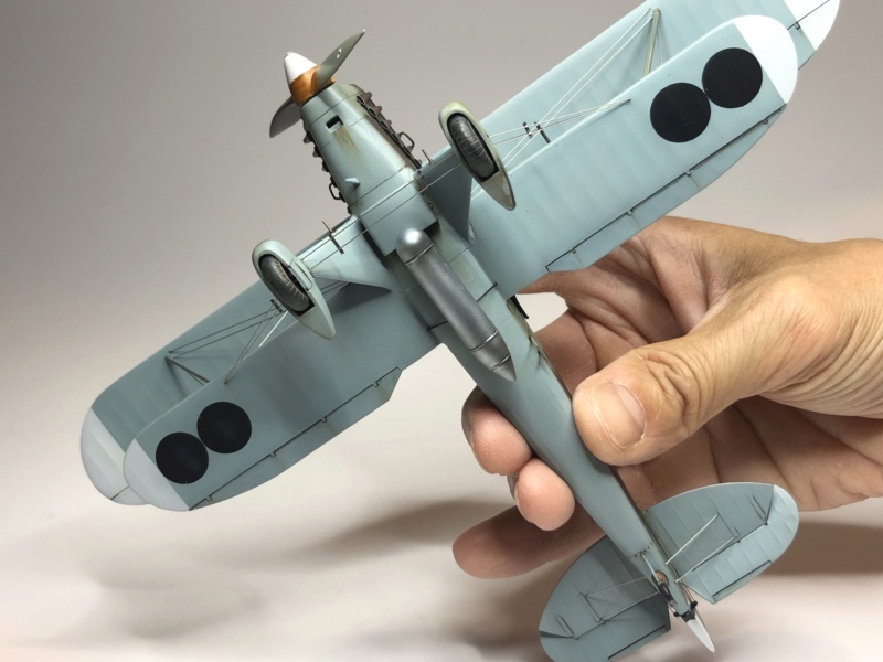 [VITRINE « Voler c’est mieux en double » ] Heinkel 51 Legion Condor - Roden/Eduard 1/48 C1697a10