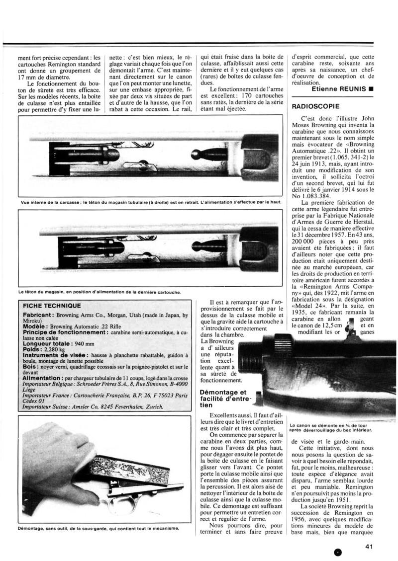 Datation carabines FN semi automatiques 22 LR Browni12