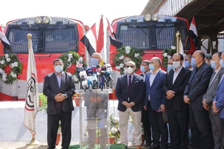 وزير النقل يشهد الانطلاقة الجديدة لقطارات السكك الحديدية Inbou473