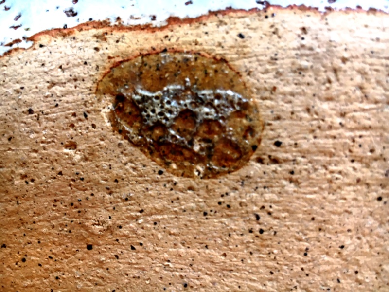 Large, heavy, decorated stoneware platter - identify mark? Stonew15