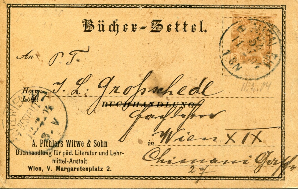 Privatganzsachen von A. Pichlers Witwe & Sohn 1900_p10