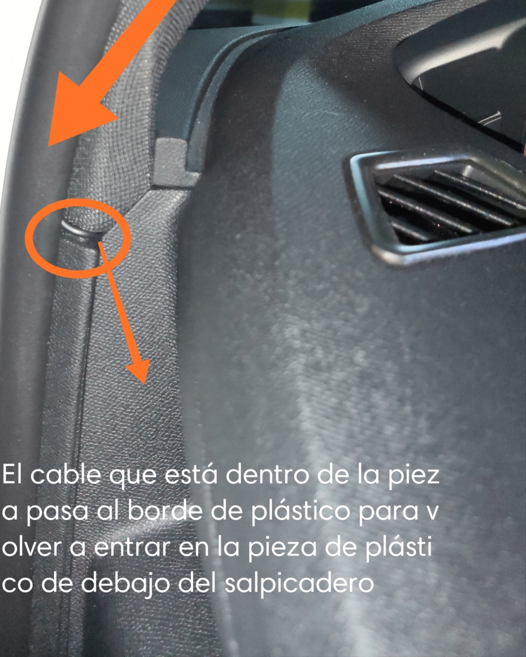 alguien sabe desmontar los plasticos que hay en el retrovisor delantero interior para Instalar cámara delantera que grabe (pregunta) Img_2045
