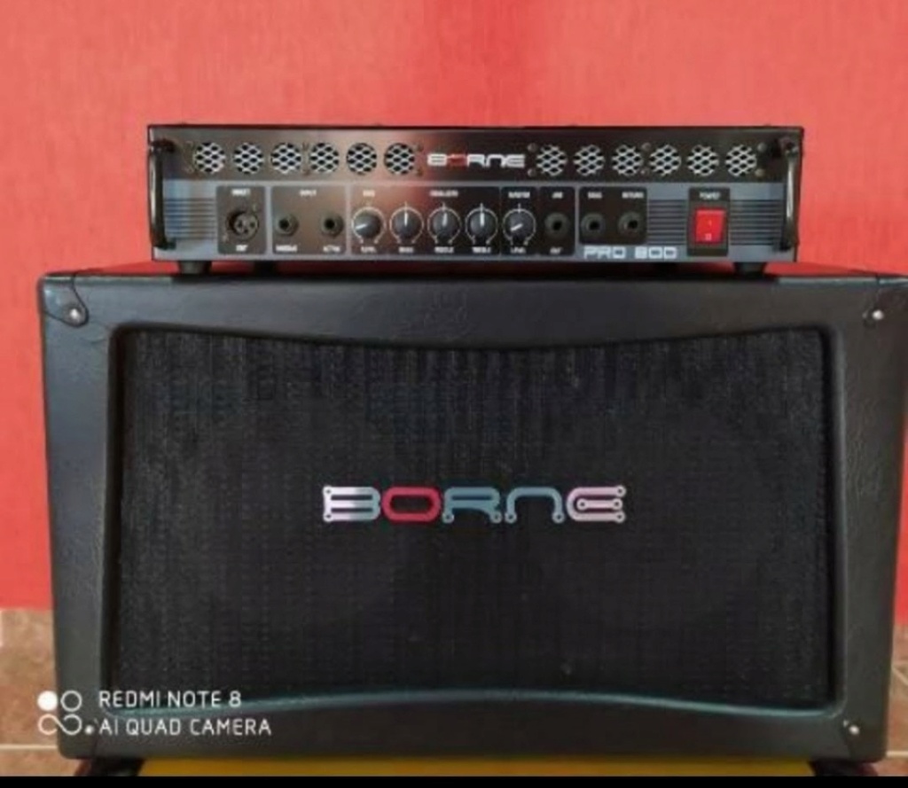 Amplificador cabeçote Borne PRO800 Screen20