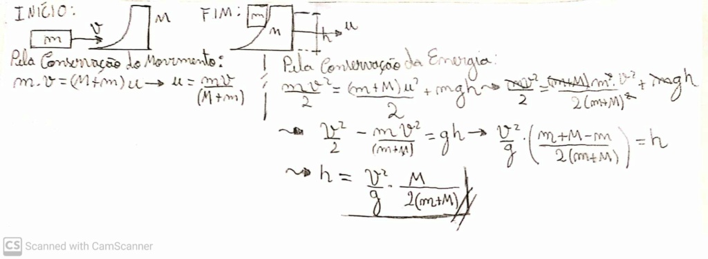 Conservação da quantidade de movimento Camsca24