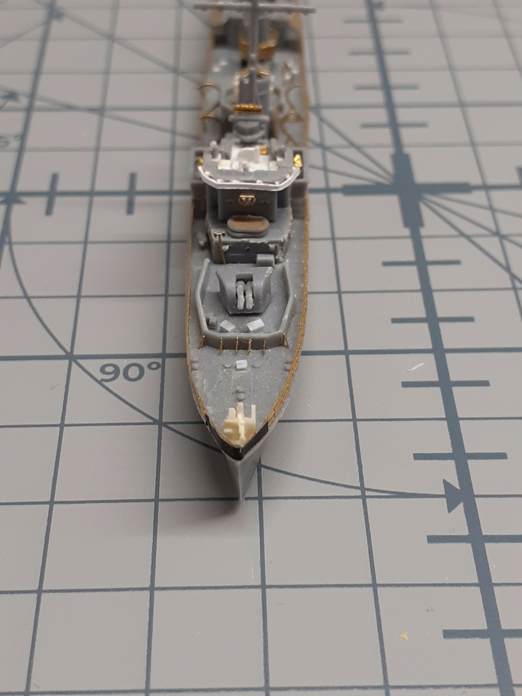Destroyer class Hunt III FNFL "La Combattante" maquette 1/700 IBGmodel+photodecoupe 20211019