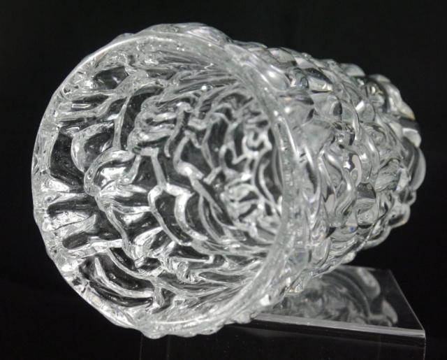 Bumpy Ice Glass Cylinder Vase P1410112