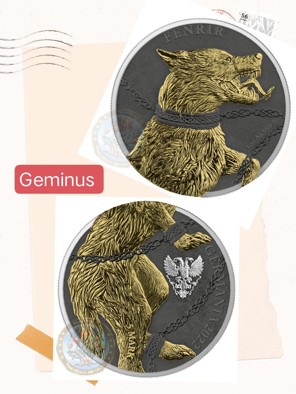 ✨ Germania Mint - Beasts No. 2 - Fenrir Img_2029