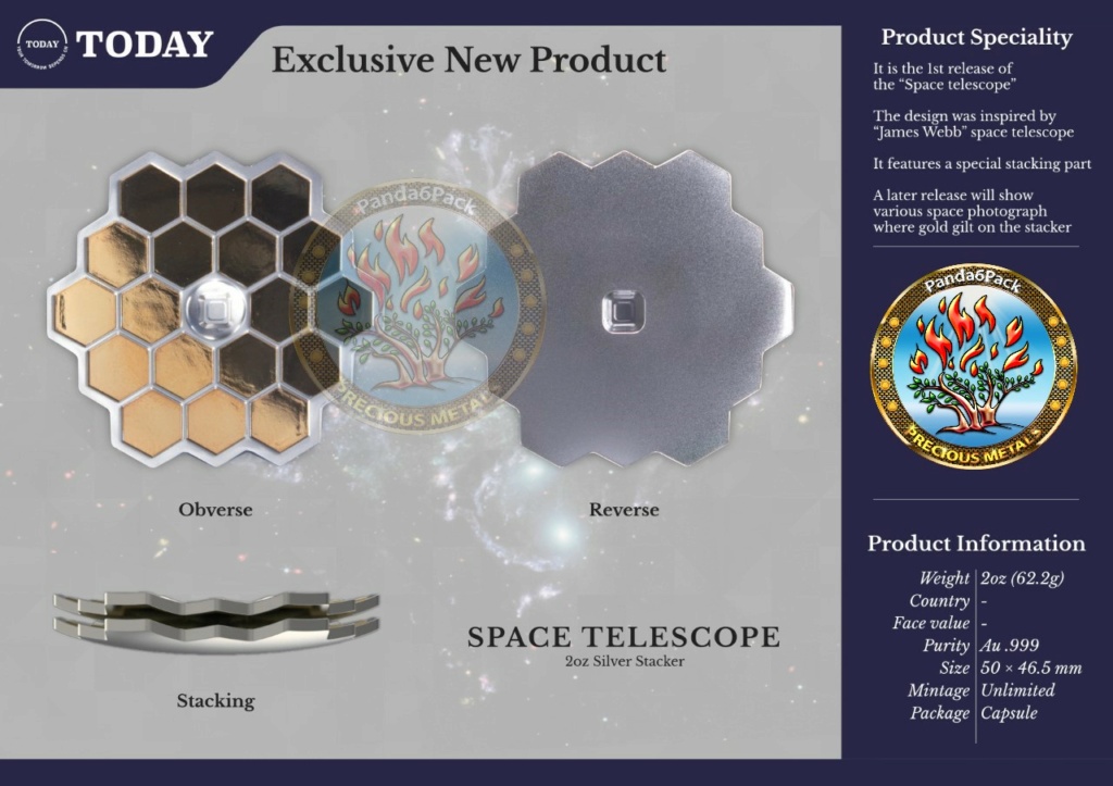 ✨ From South Korea - 2 oz Stackers - New - Space Telescope Thumbn10