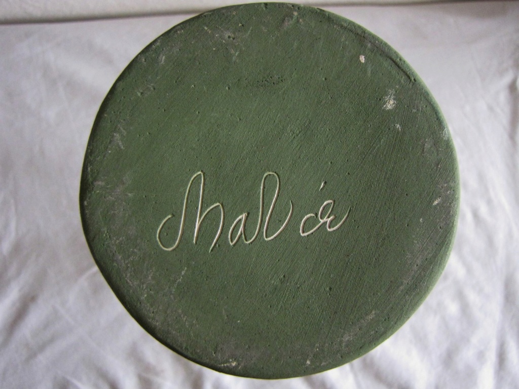 Mid Century Modern Art Pottery Pitcher signed Malice?  Img_mi11