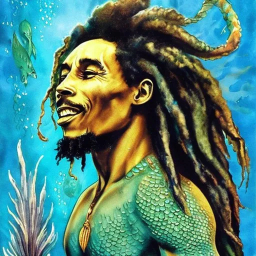 Jamaican folklore mermaid literature art Image_14