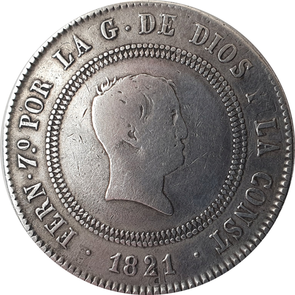 10 Reales Fernando VII-1821 20221121