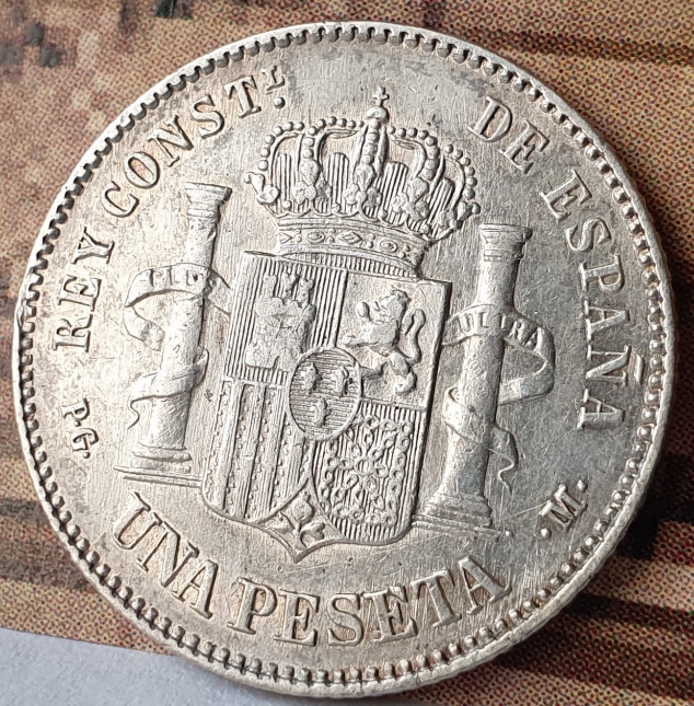 Una peseta ALfonso XIII "Pelón" 1889/8 20240756