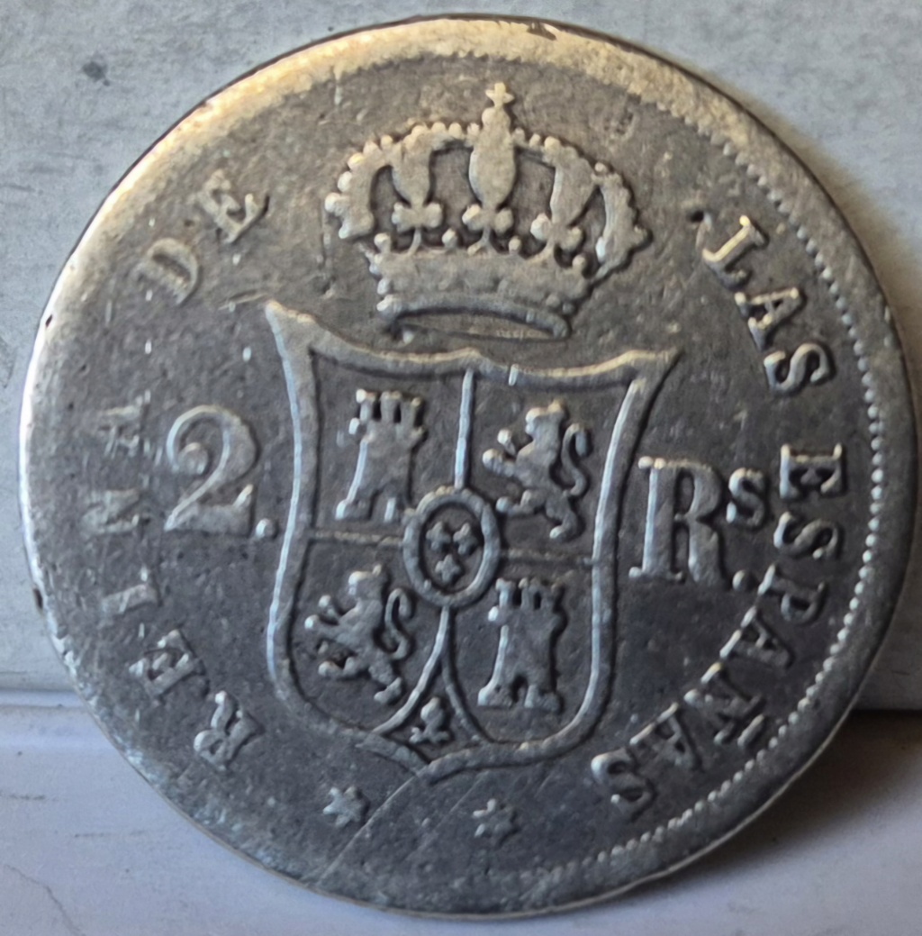 2 Reales Isabel II-1862-Segundo sistema monetario 20241133