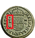 16 Maravedís de Felipe IV, Córdoba. Marquita con un corazón Cuenca12