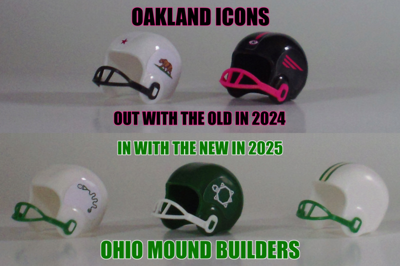Ohio Mound Builders: 2025 helmet glimpse...as gumball helmets 2024_o10