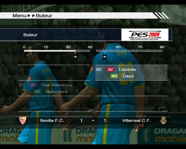 10éme Journée. [> Resultat <] Pes20097